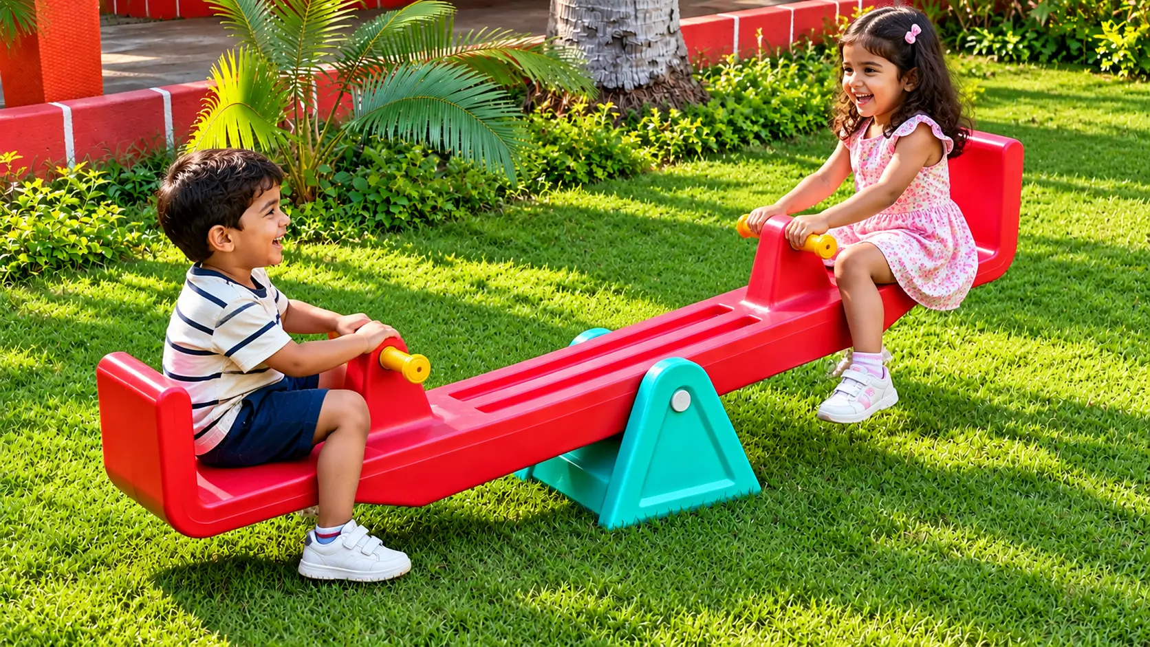 Children enjoying supervised outdoor activities at a family resort near Bangalore