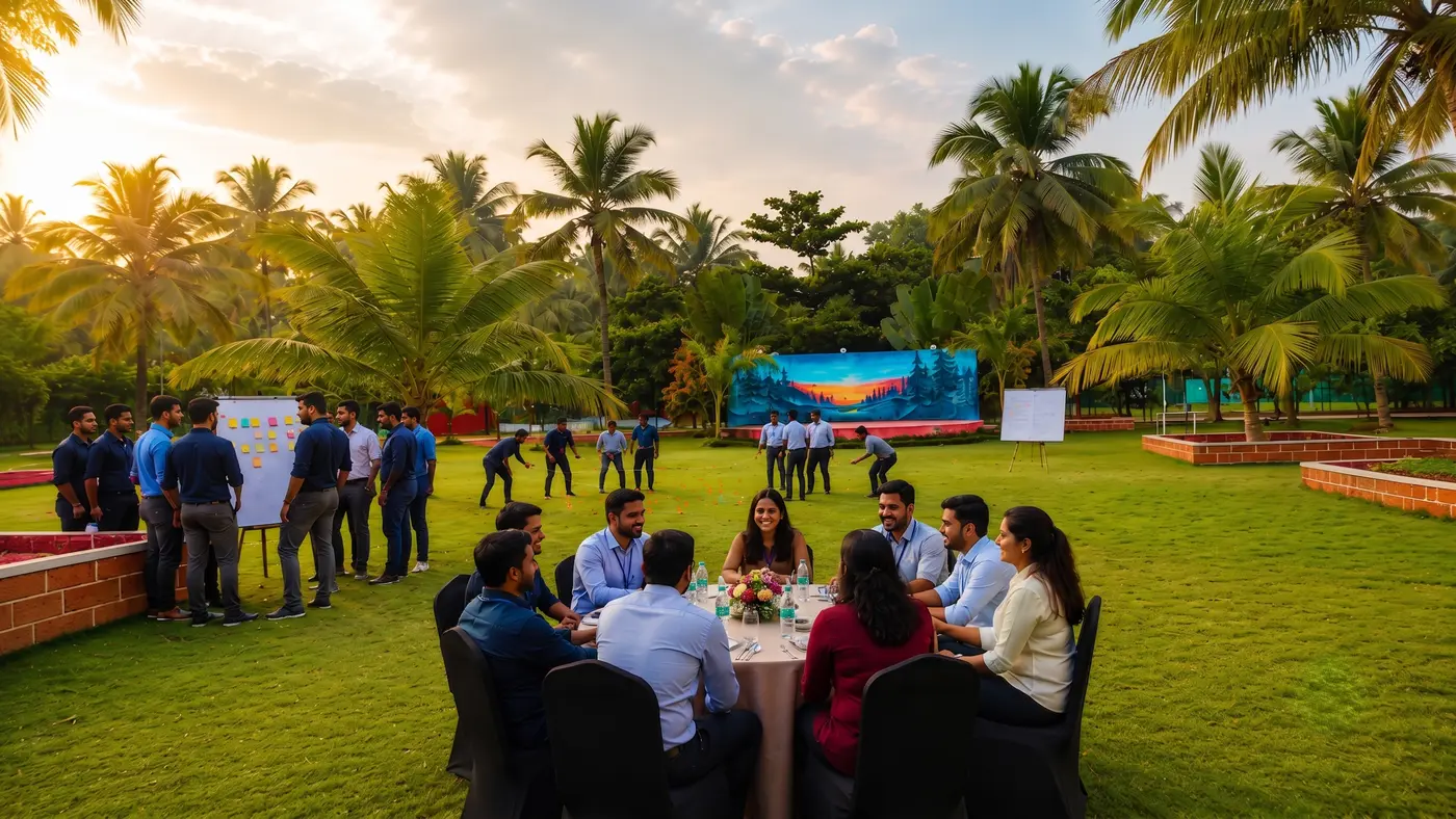 How to Organize a Successful Corporate Retreat at Team Outing Resorts in Bangalore